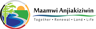 Maamwi Anjiakiziwin logo